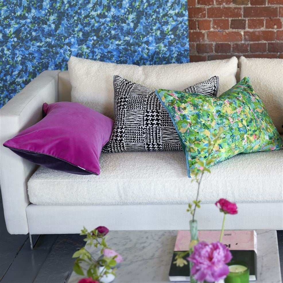 Cassia Velvet Cushions | 4 Luxe Color Combinations