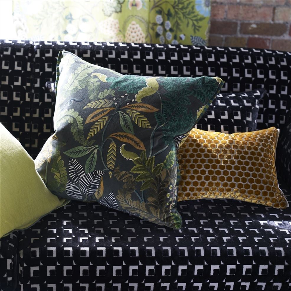 Jabot Velvet Cushion | Designers Guild