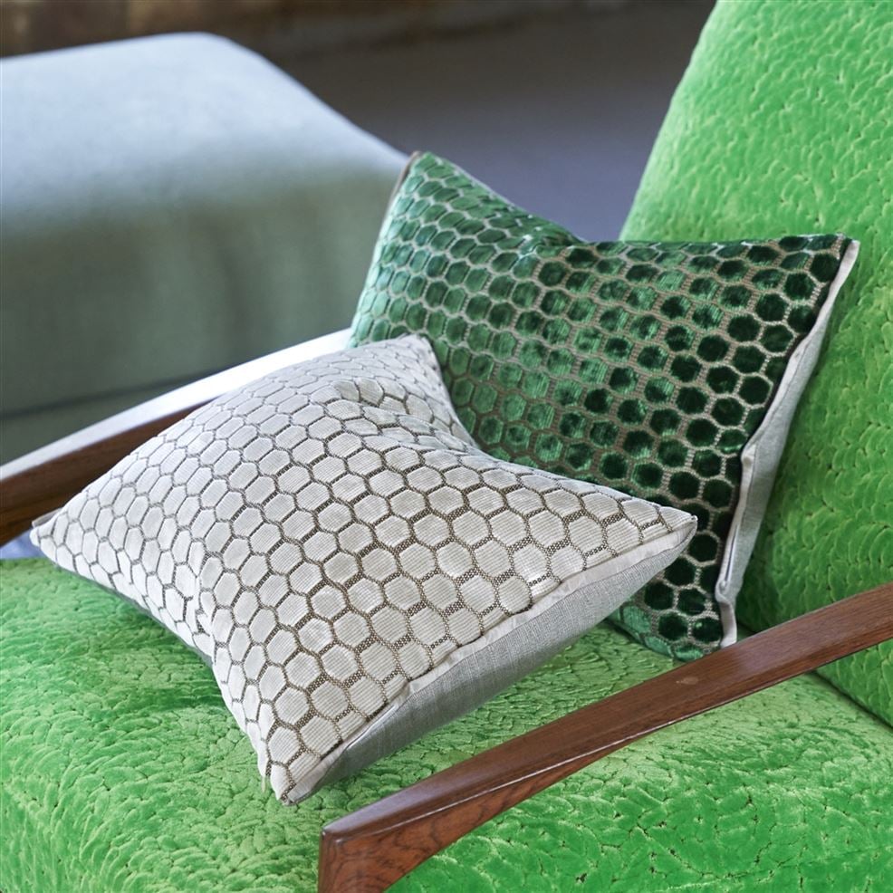 Jabot Velvet Cushion | Designers Guild