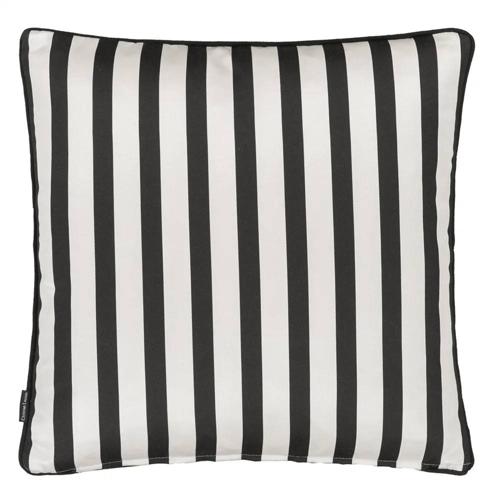 En Allant Aux Baux Linen Cushion | Abstract Map Design with Embroidery
