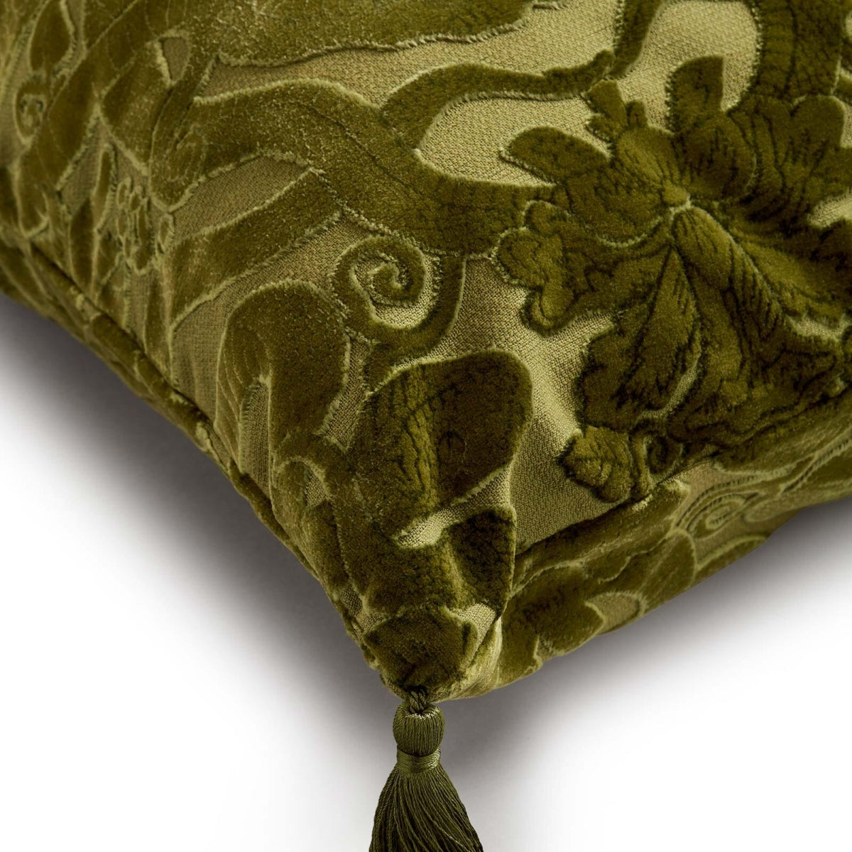 Anaconda Cut Velvet with Tassels (Large)