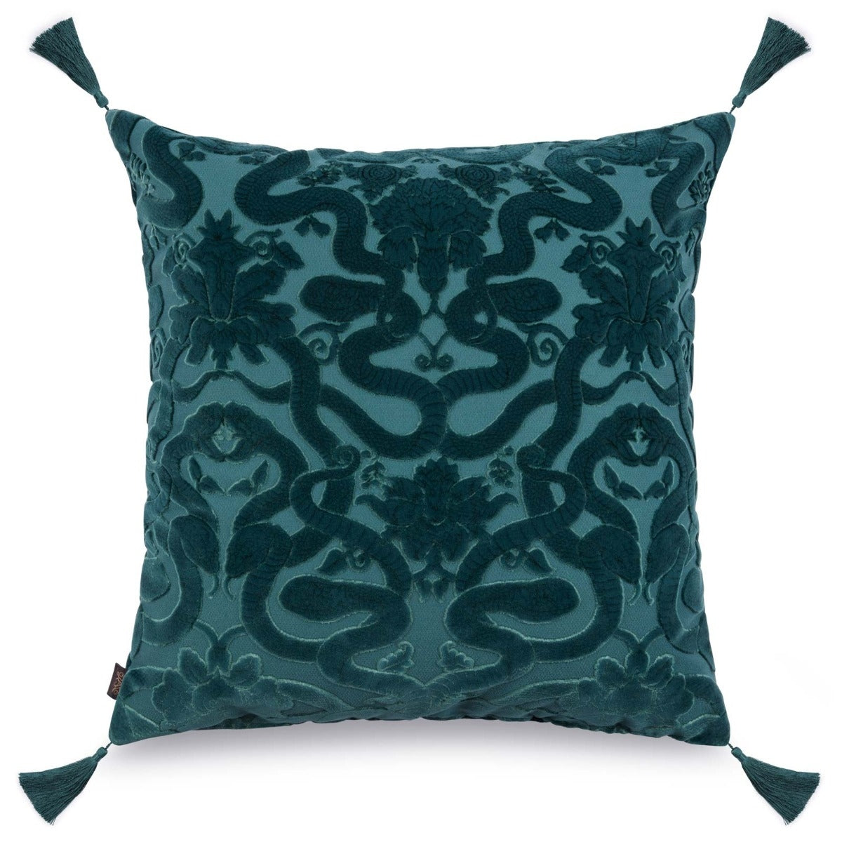 Anaconda Cut Velvet with Tassels (Large)