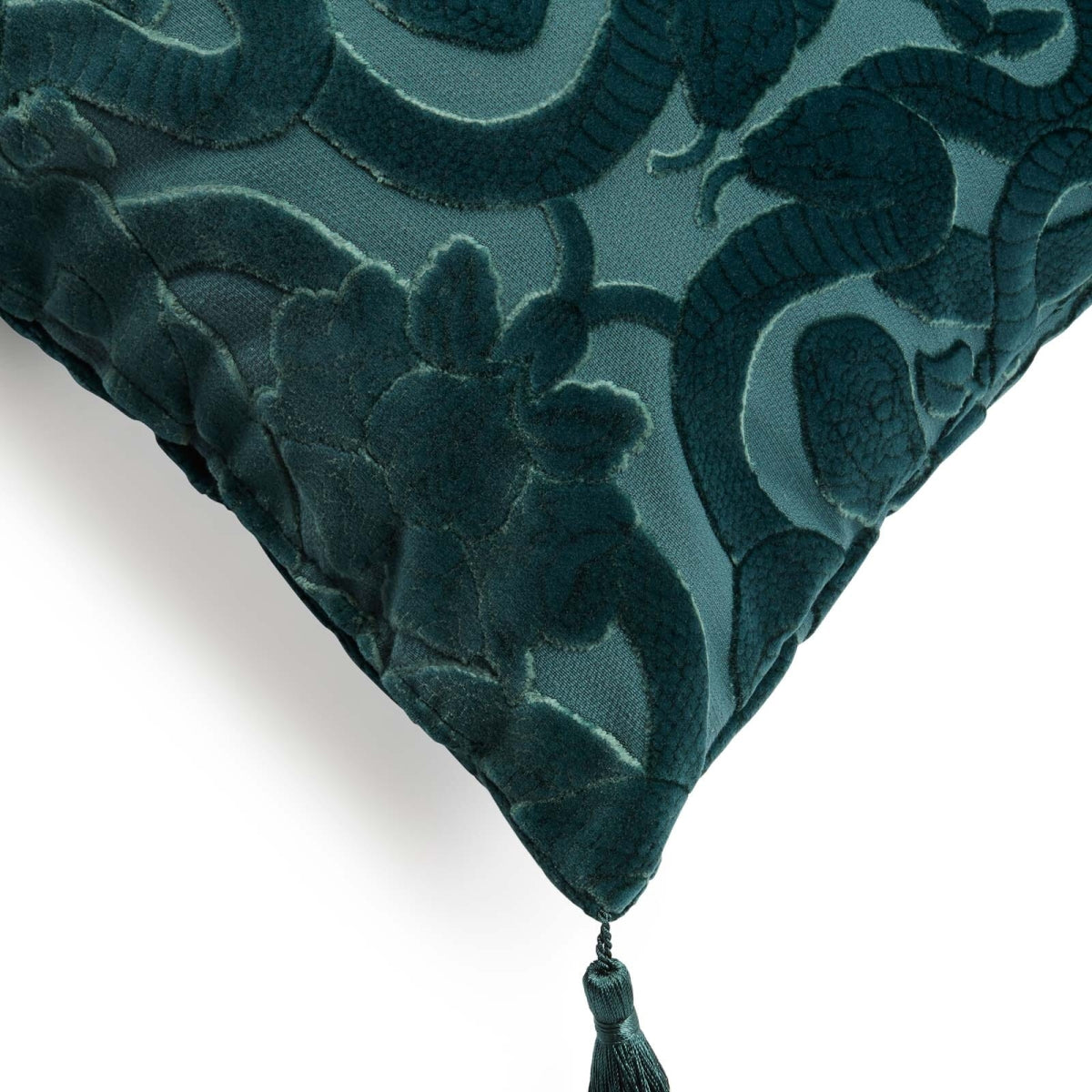 Anaconda Cut Velvet with Tassels (Large)