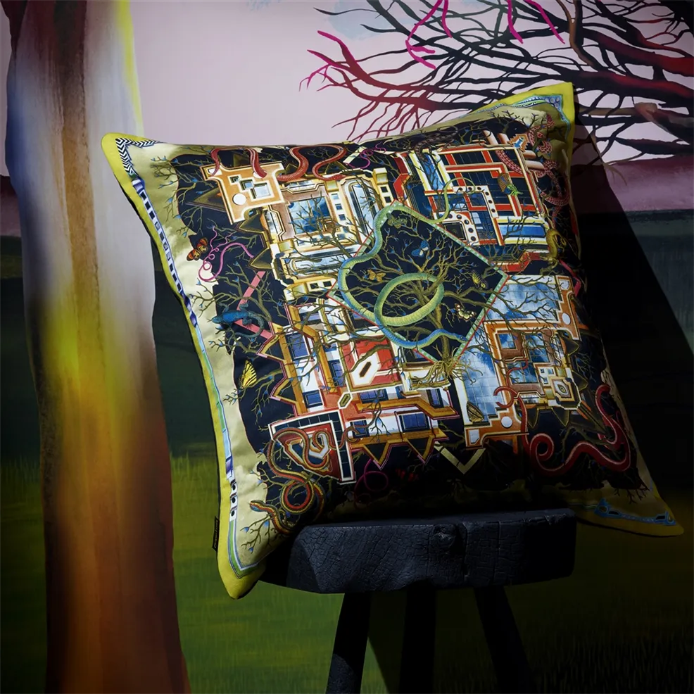 Archeologie Mosaique Cushion | Cotton Sateen