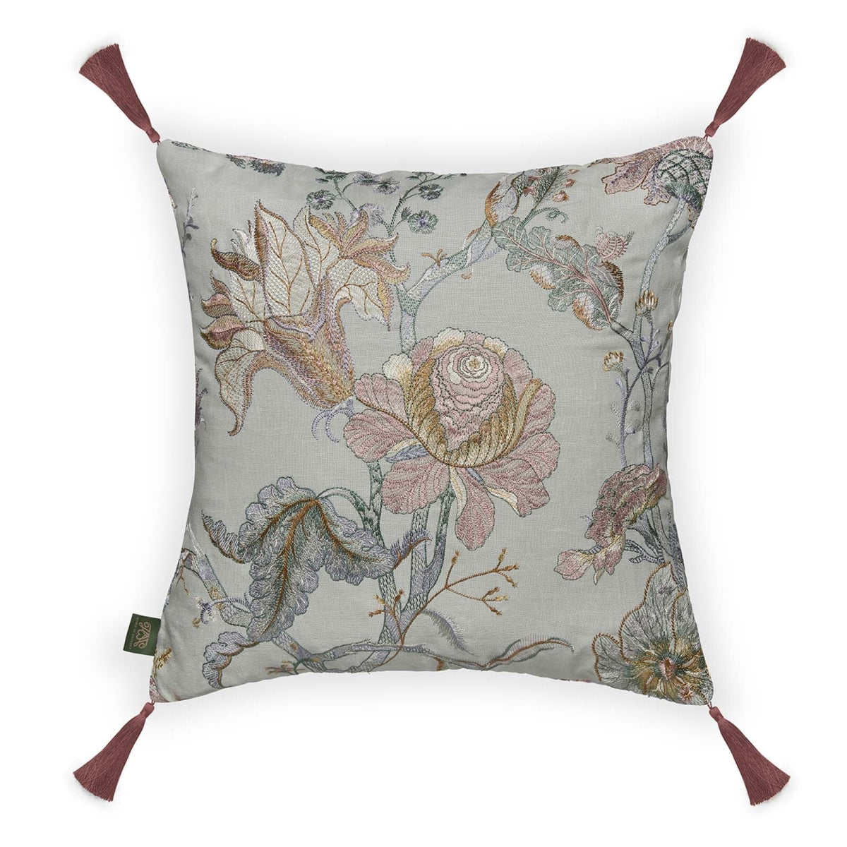 Artemis Embroidered Linen with tassels (Medium)