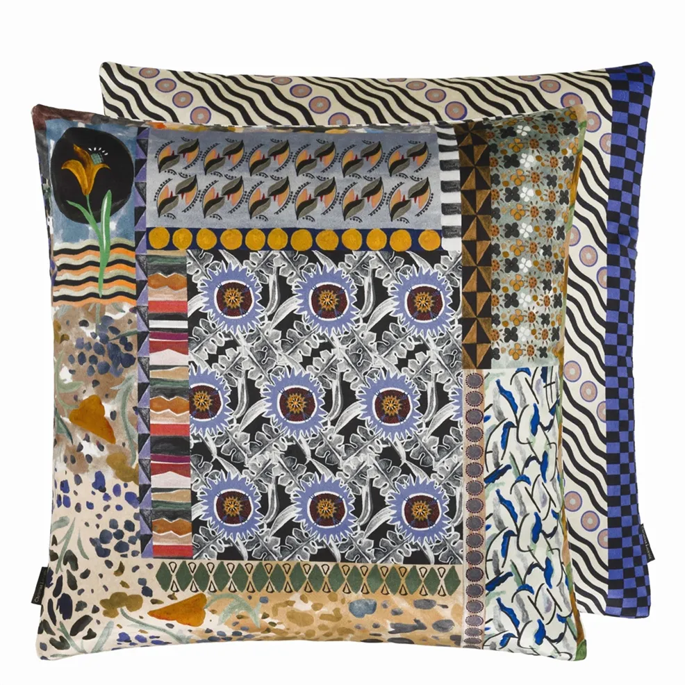 Bohemian Rapsody Mosaique Cushion | Cotton Velvet