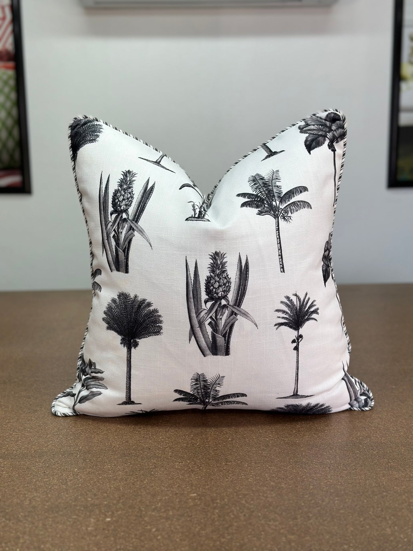 TFE Raffles printed linen Cushions