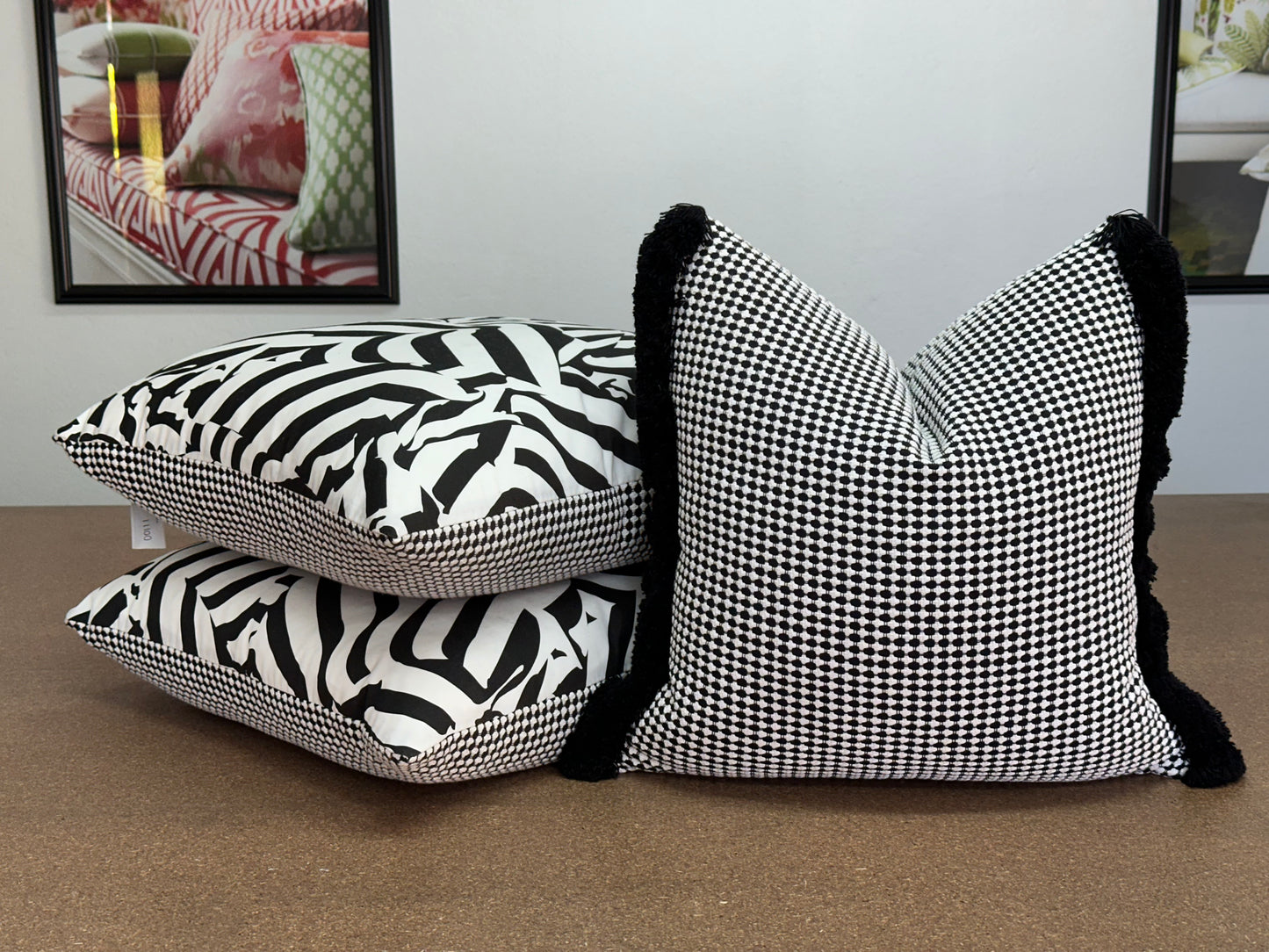 Knotted Cushion | Schumacher Woven Fabric