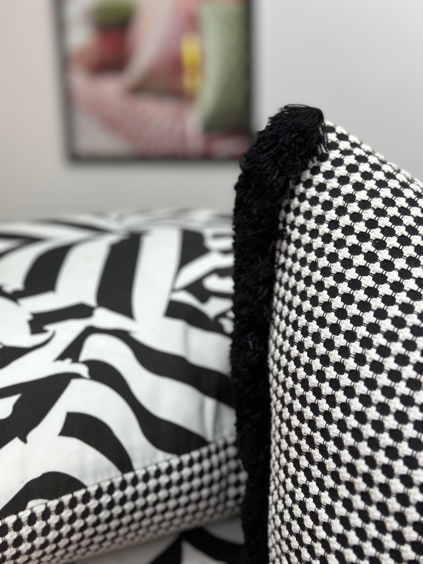 Knotted Cushion | Schumacher Woven Fabric