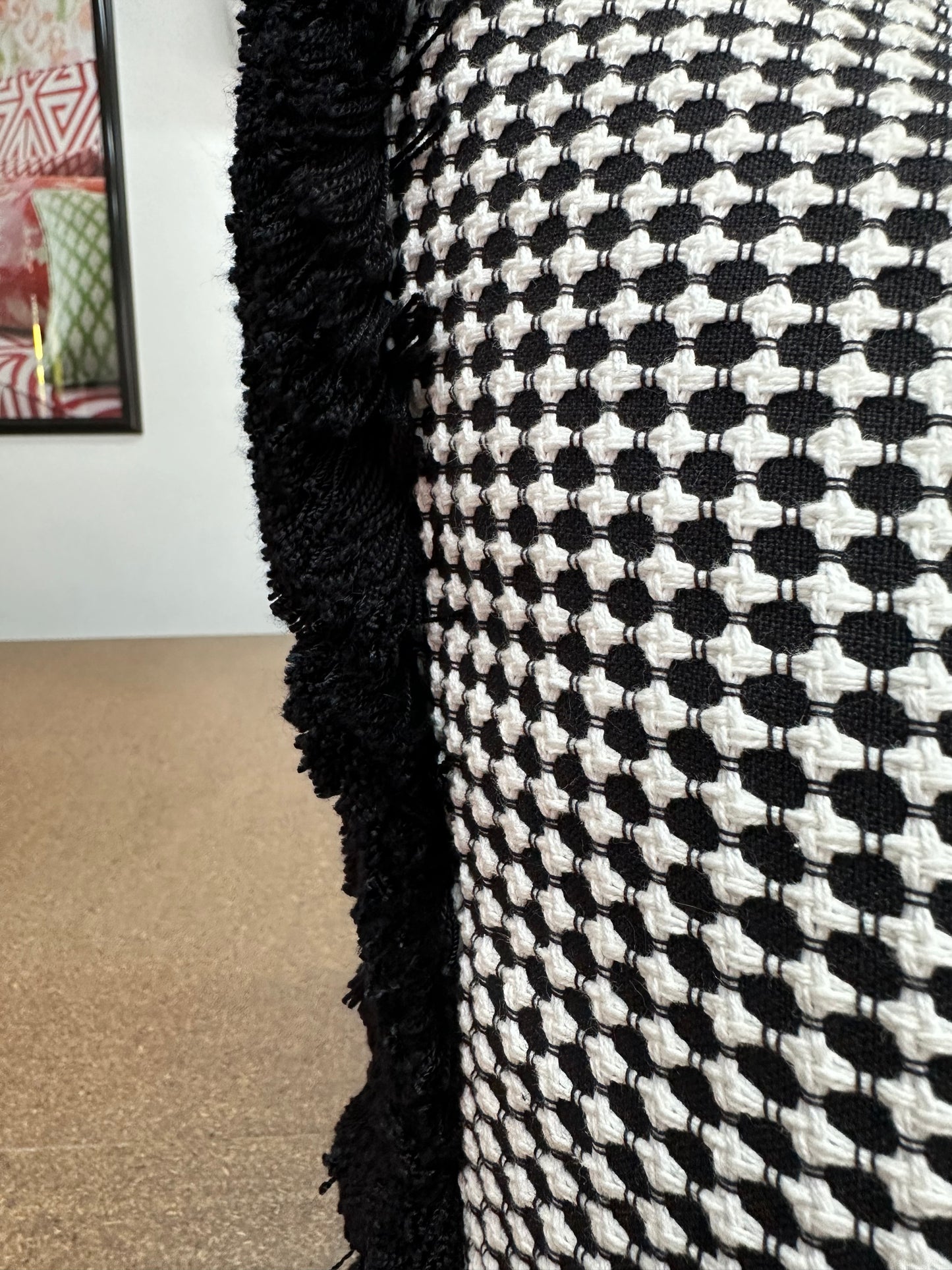 Knotted Cushion | Schumacher Woven Fabric