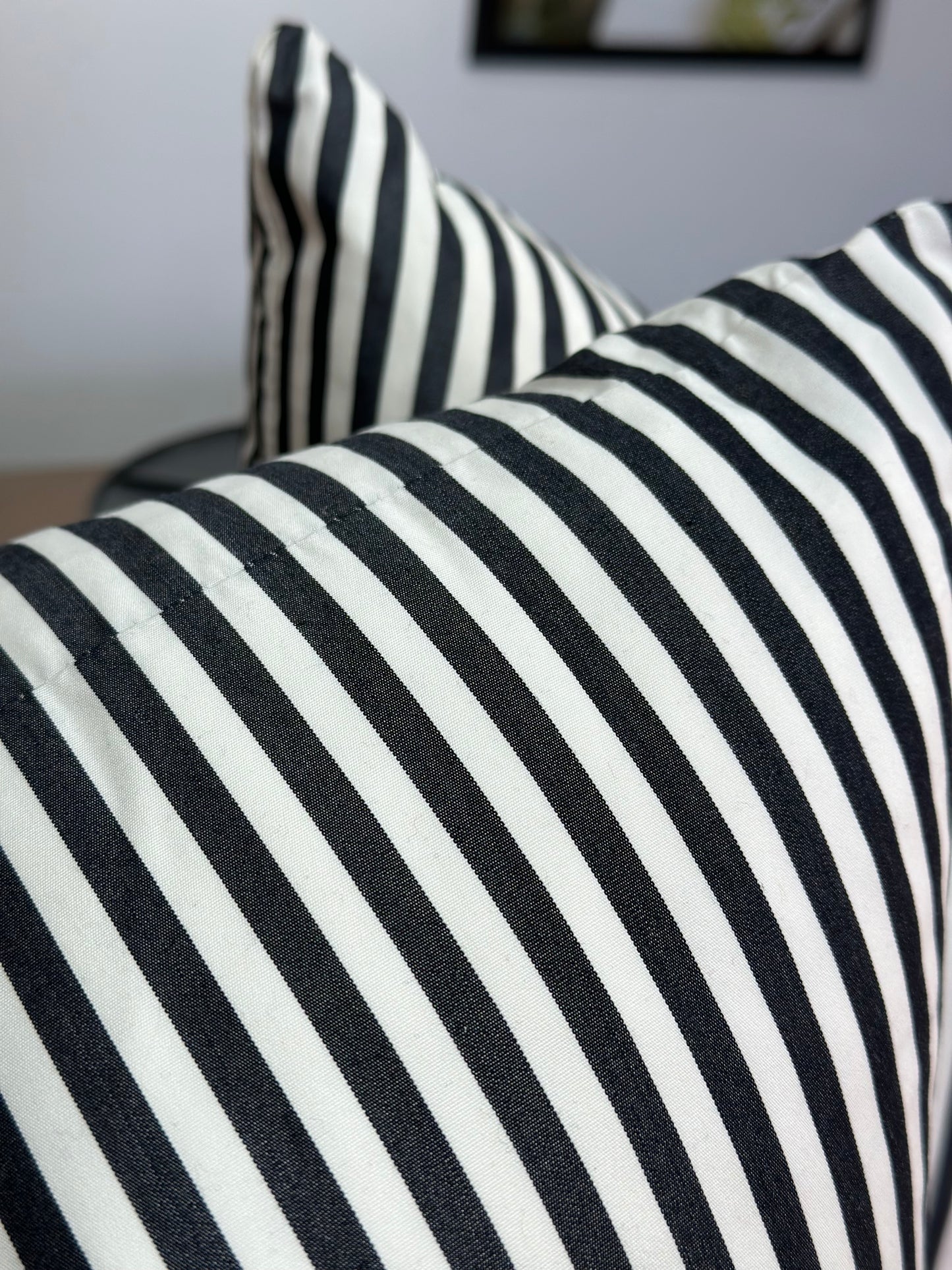 Collaborate Lumbar Cushion | Jab Ocean Stripe
