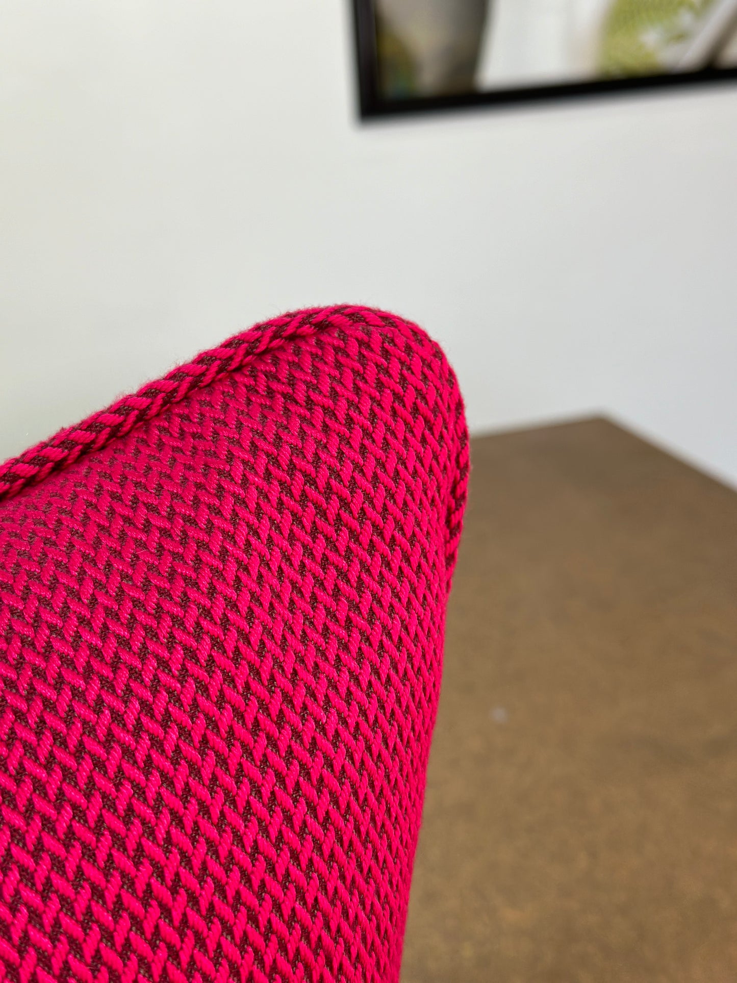 Sweet Treat Lumbar Cushion | Custom Embroidered Weave Cushion