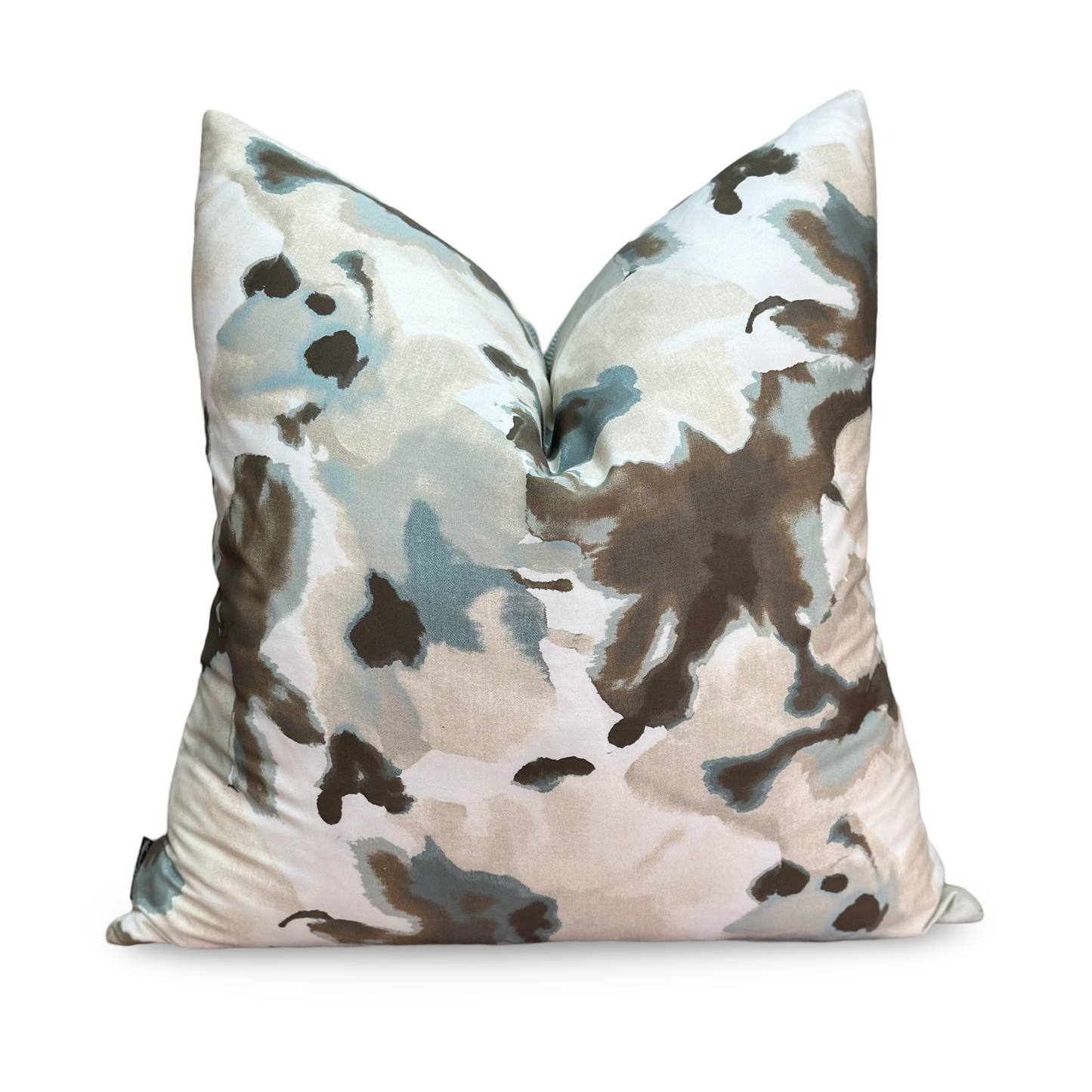River Stones Cushion | Cotton Sateen with Tweed Back