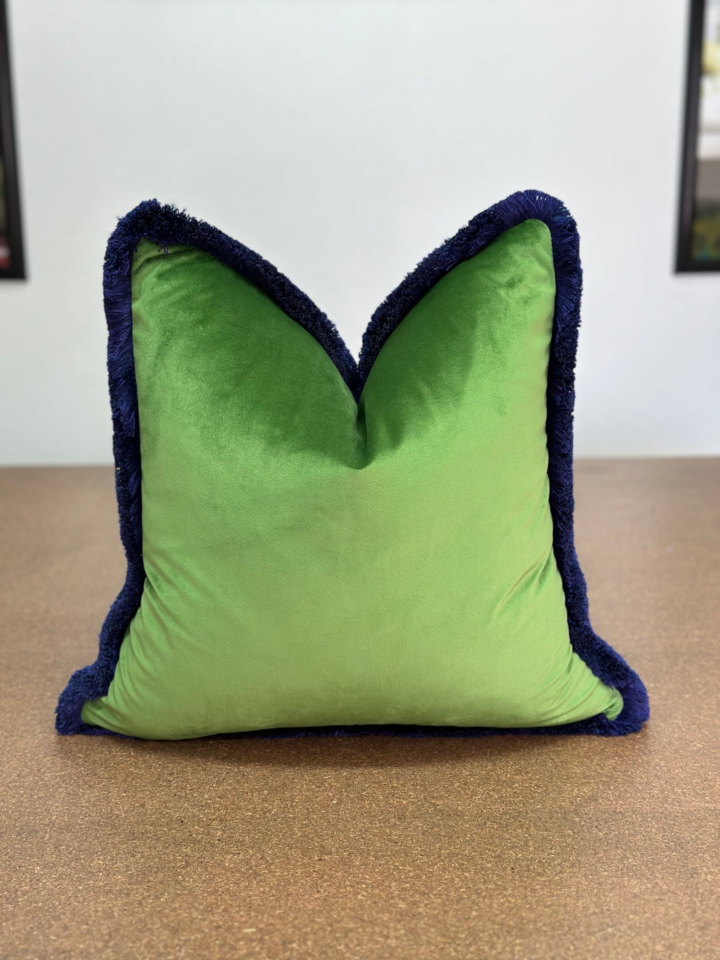 Ulises Cushion | Luxurious Velvet with In-House Fringe