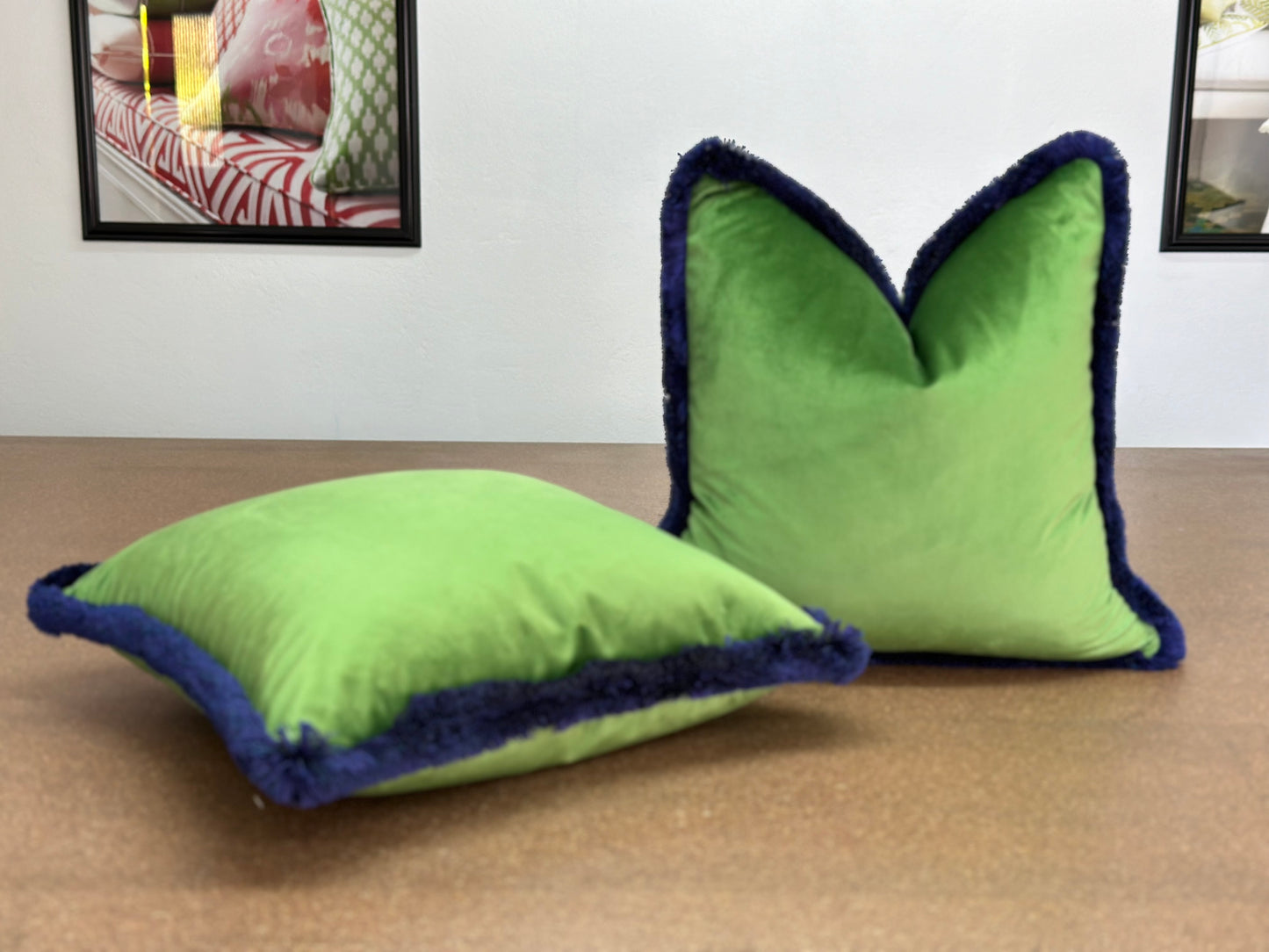 Ulises Cushion | Luxurious Velvet with In-House Fringe