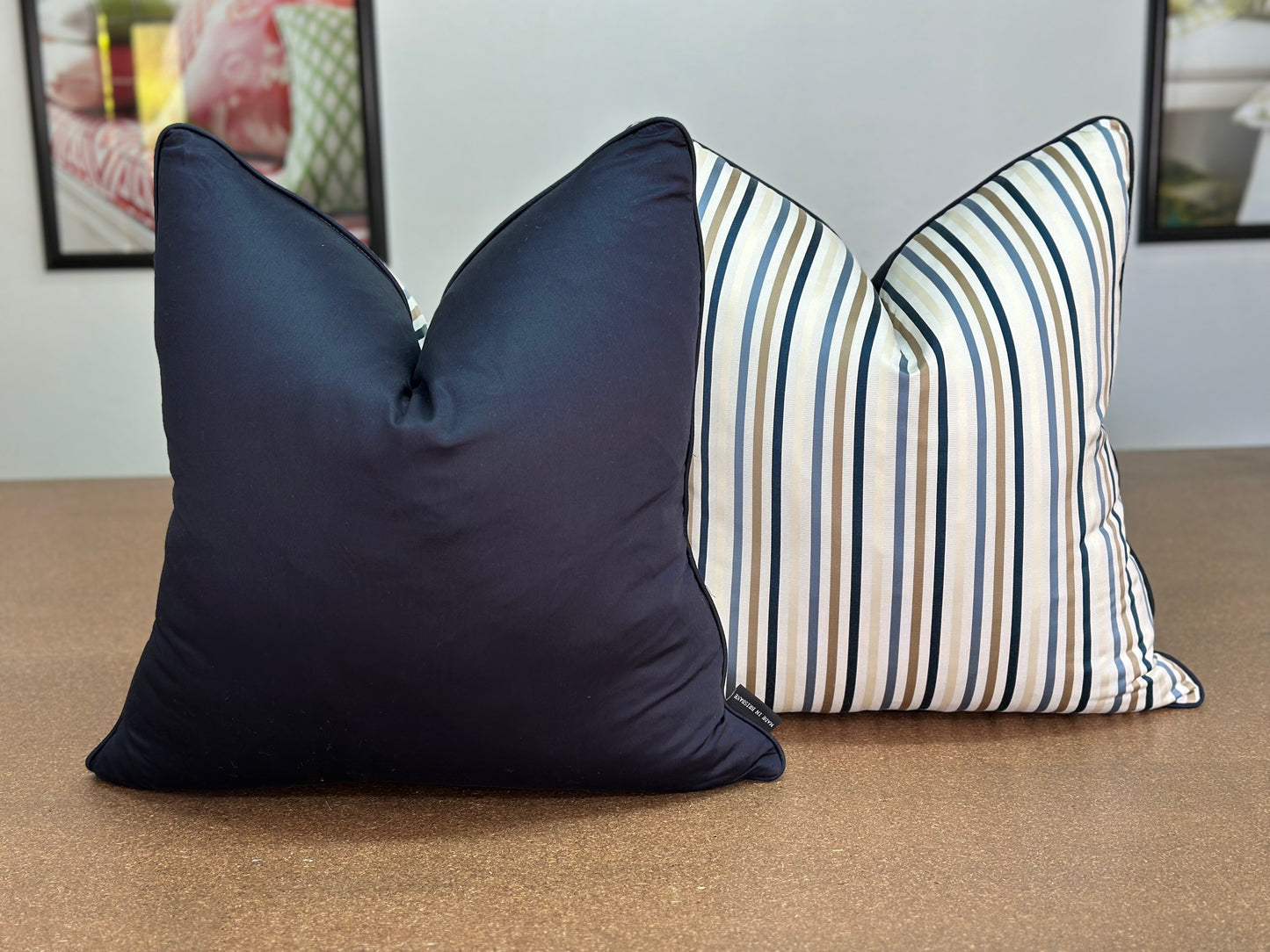 Coastal Striped Cushion