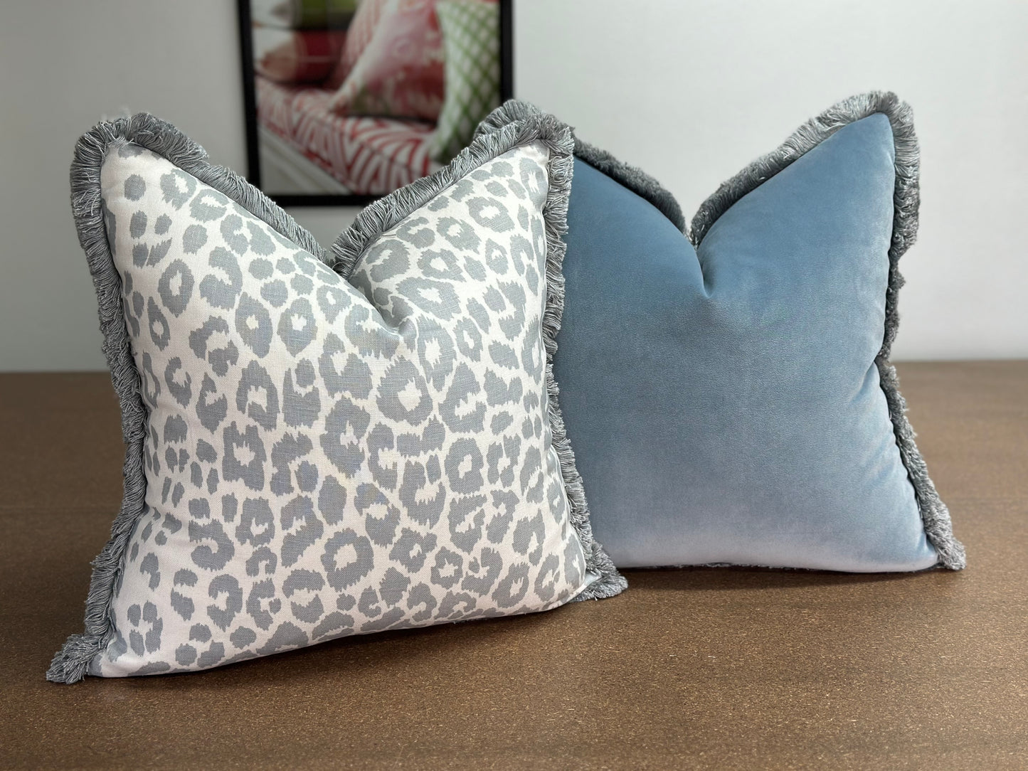 Iconic Leopard linen Cushion