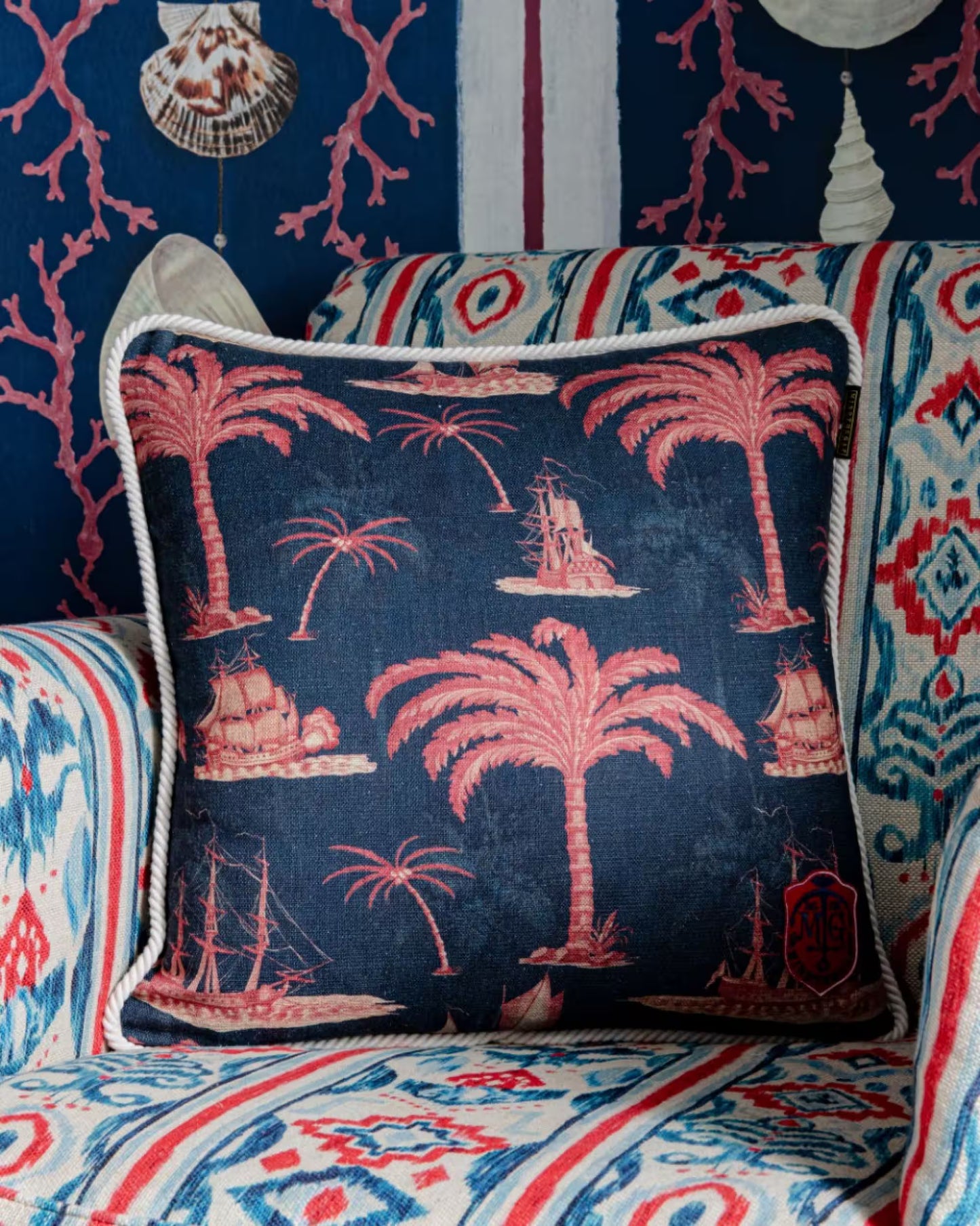 AEGEAN Indigo Cushion