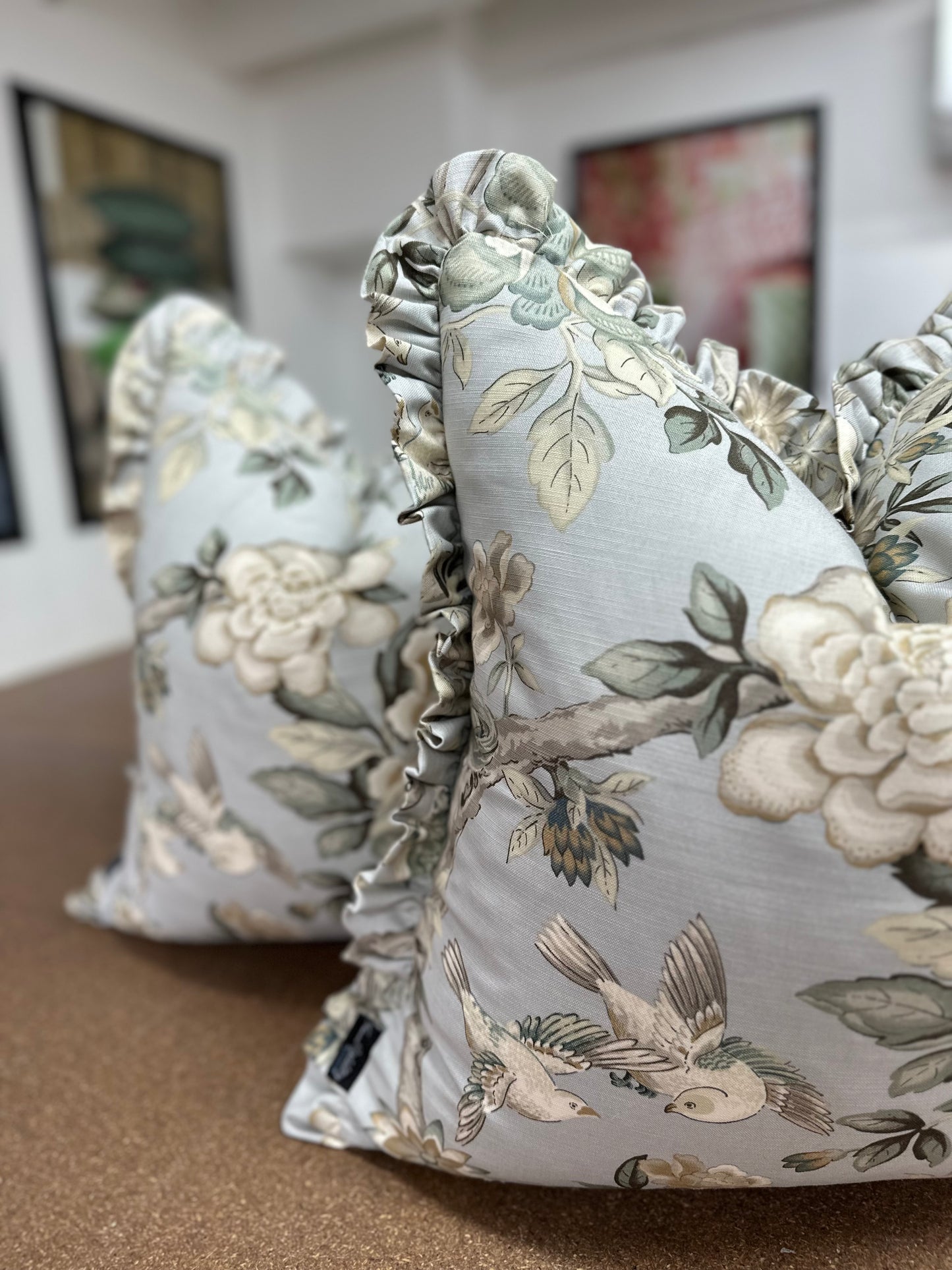 AVIARY Floral Cushion