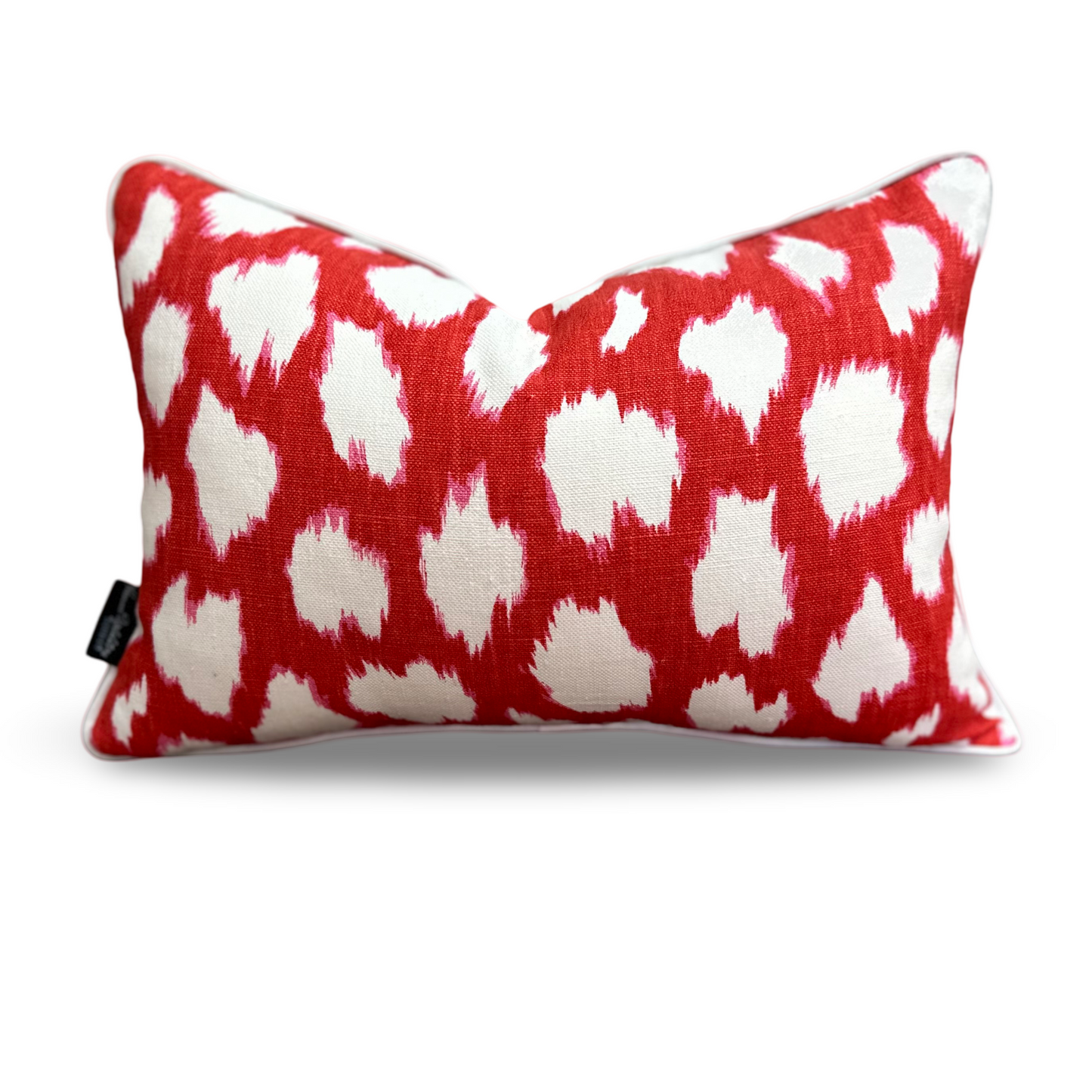 Leokat Lumbar Cushion | Kate Spade Print with Pink Velvet Backing