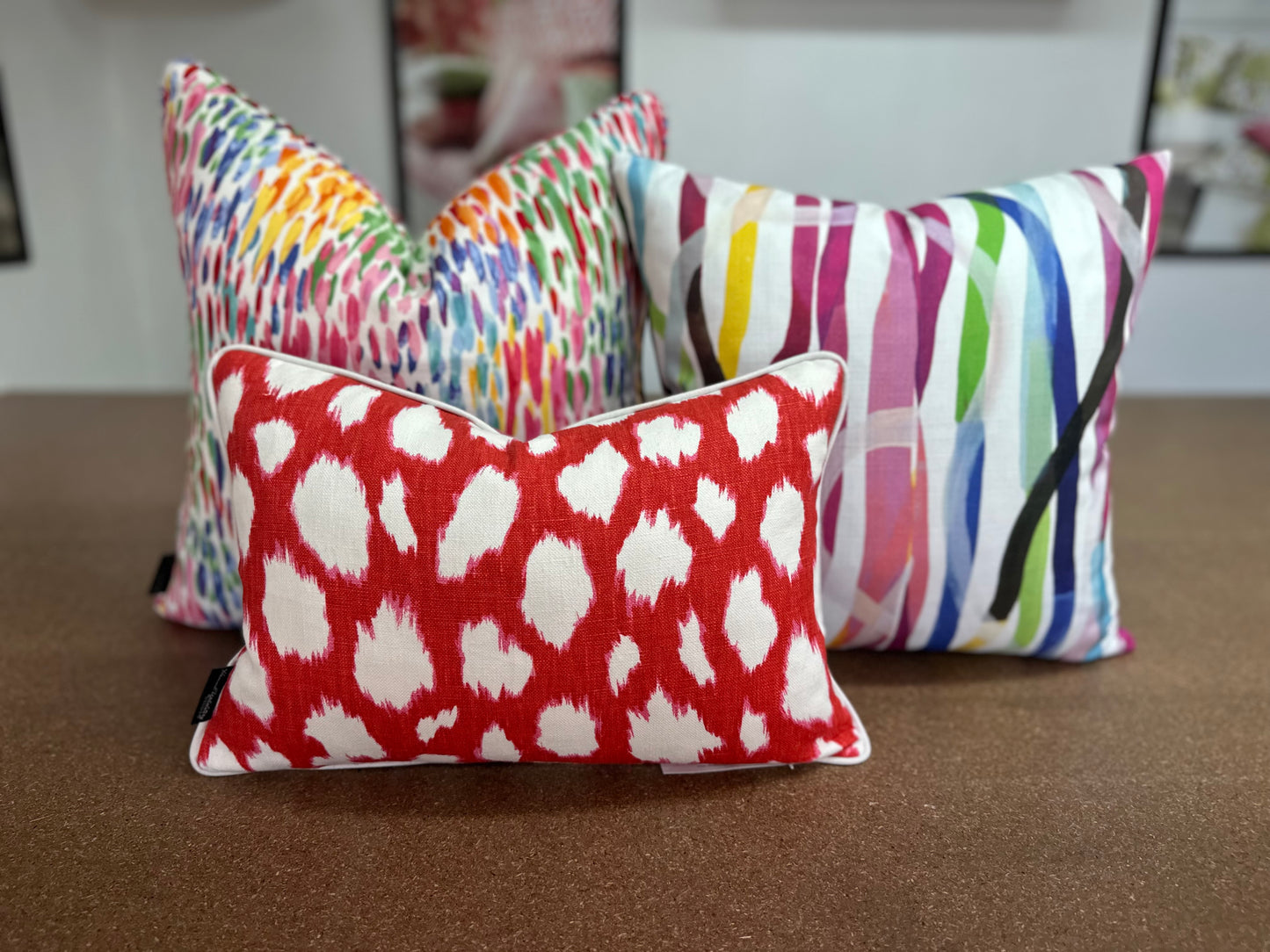 Brushstroke Ribbon Cushion