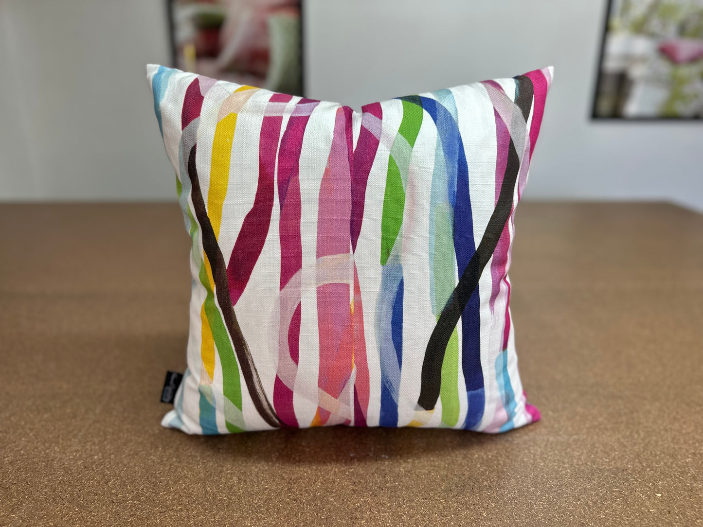 Brushstroke Ribbon Cushion