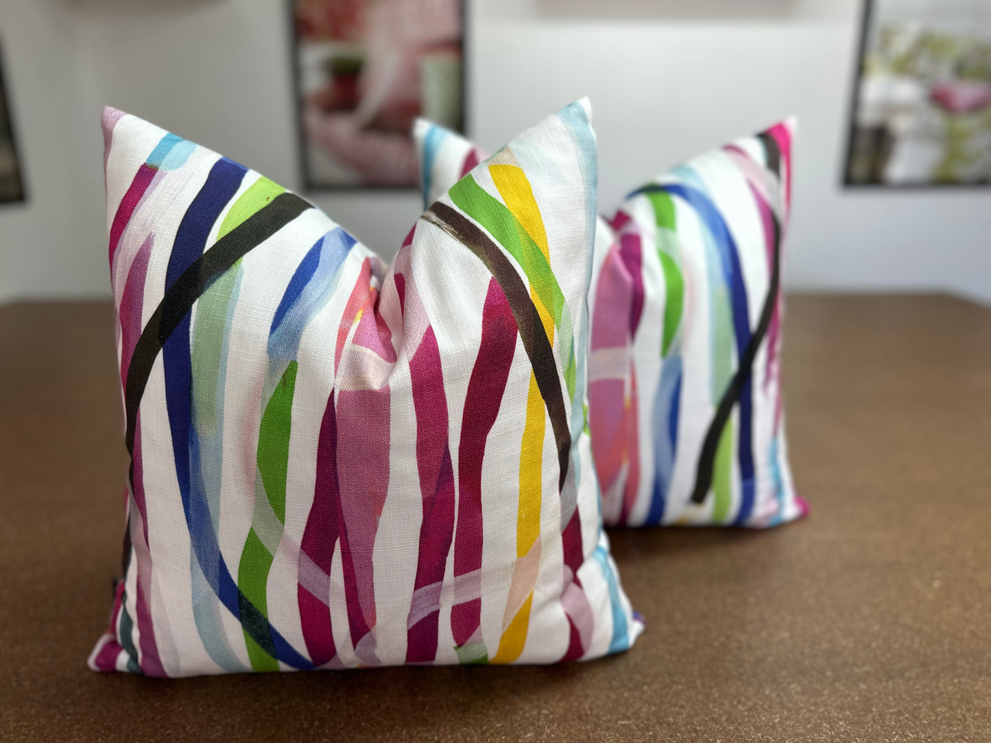 Brushstroke Ribbon Cushion