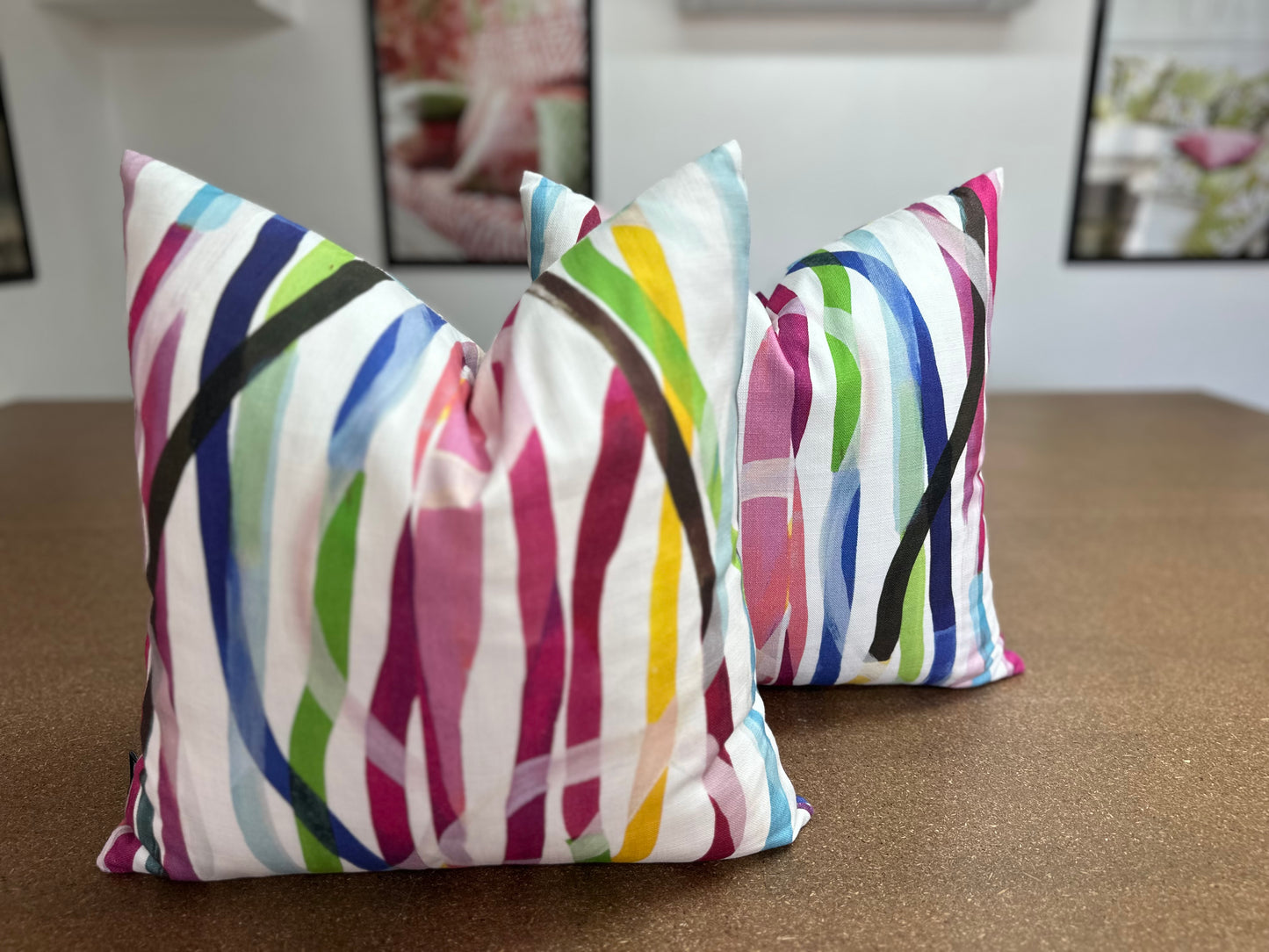 Brushstroke Ribbon Cushion
