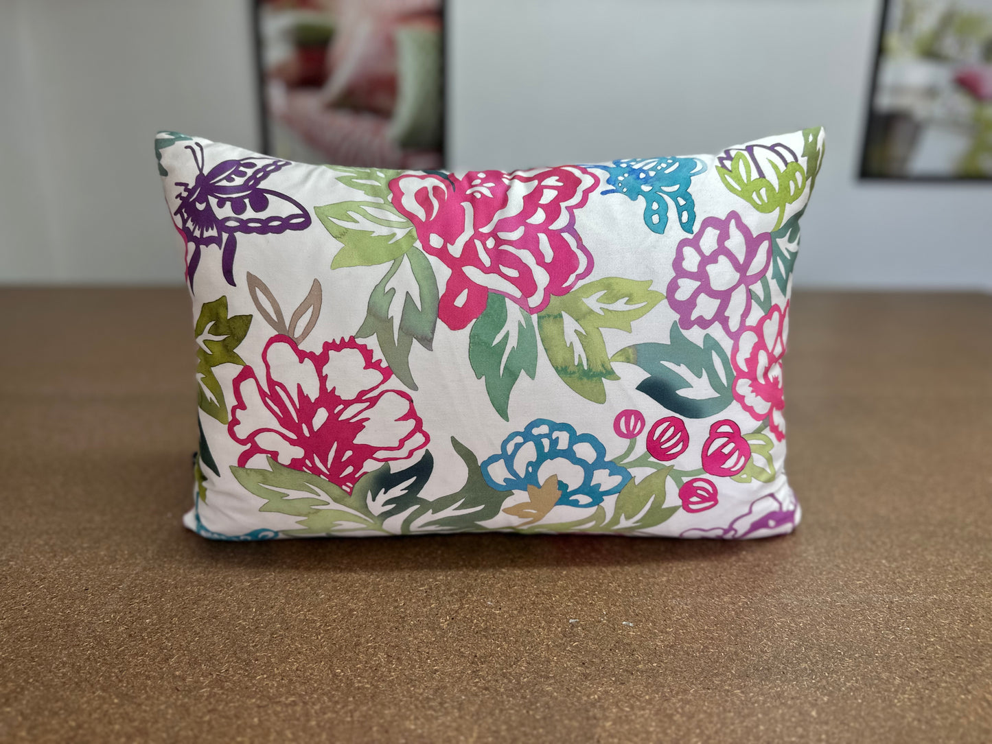 Auntie's Garden Lumbar Cushion