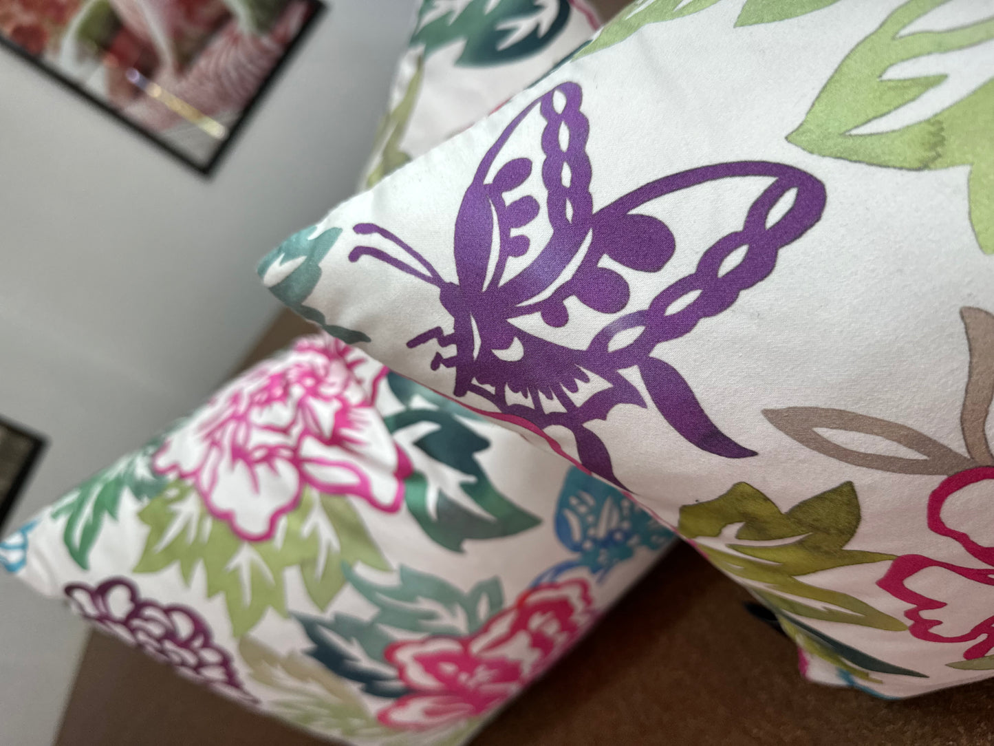 Auntie's Garden Lumbar Cushion