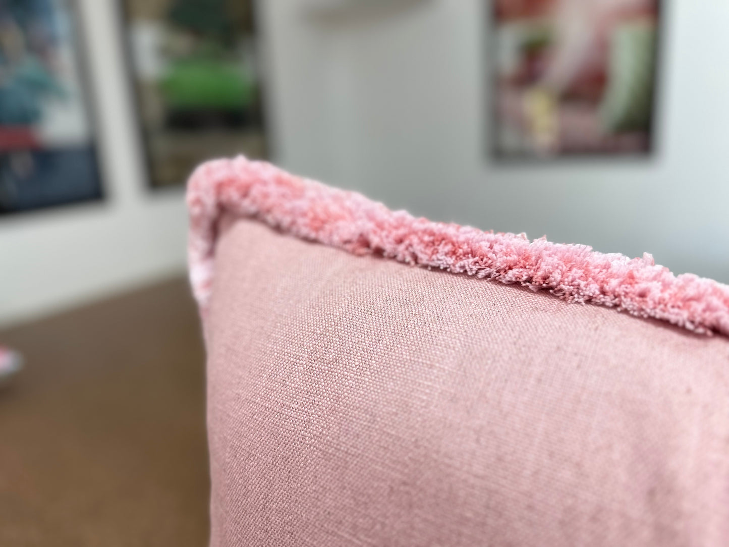 Yokohama Lumbar Cushion | Luxurious Missoni Fabric with Fringing