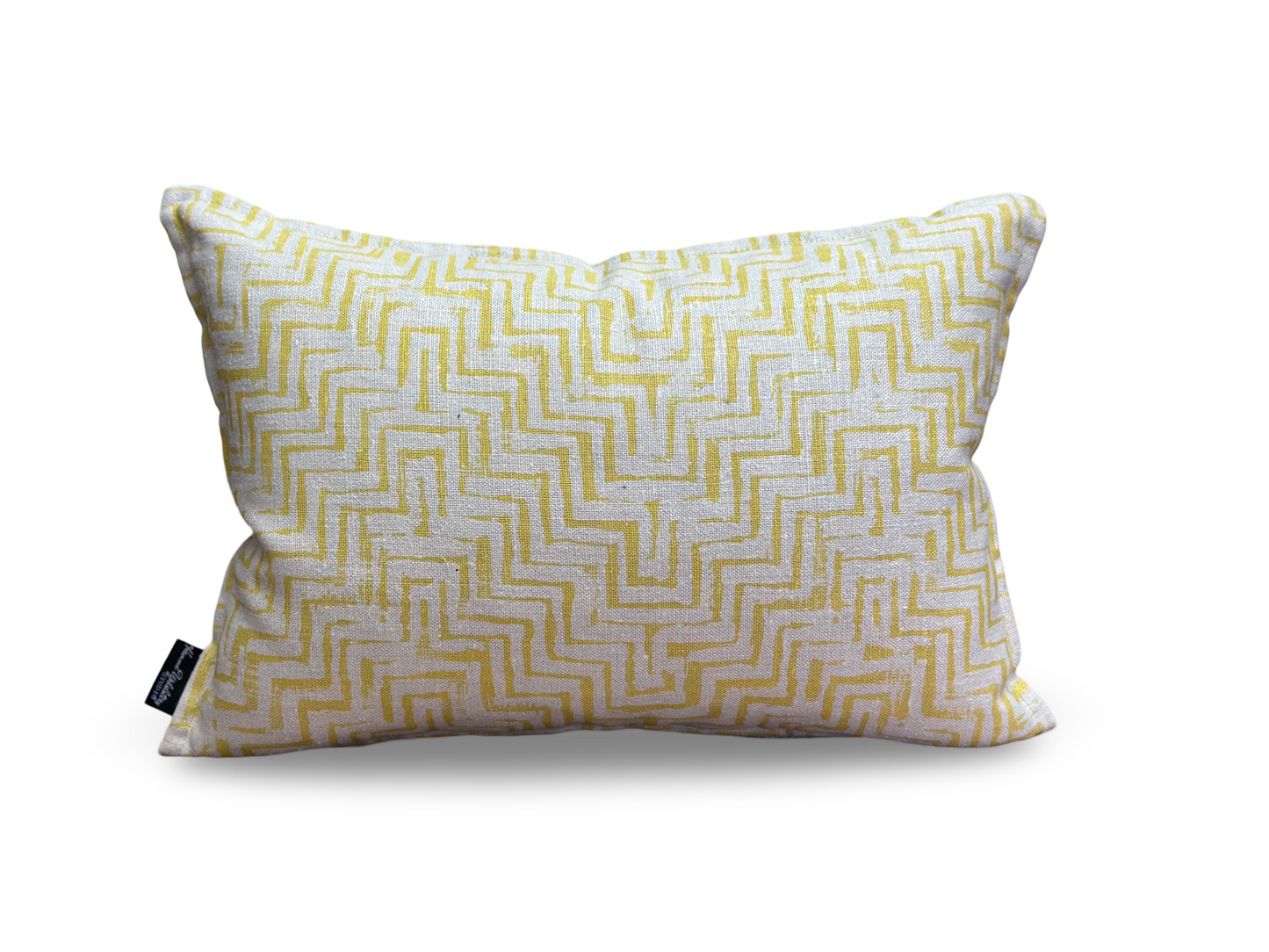 Anagram Linen Lumbar Cushion