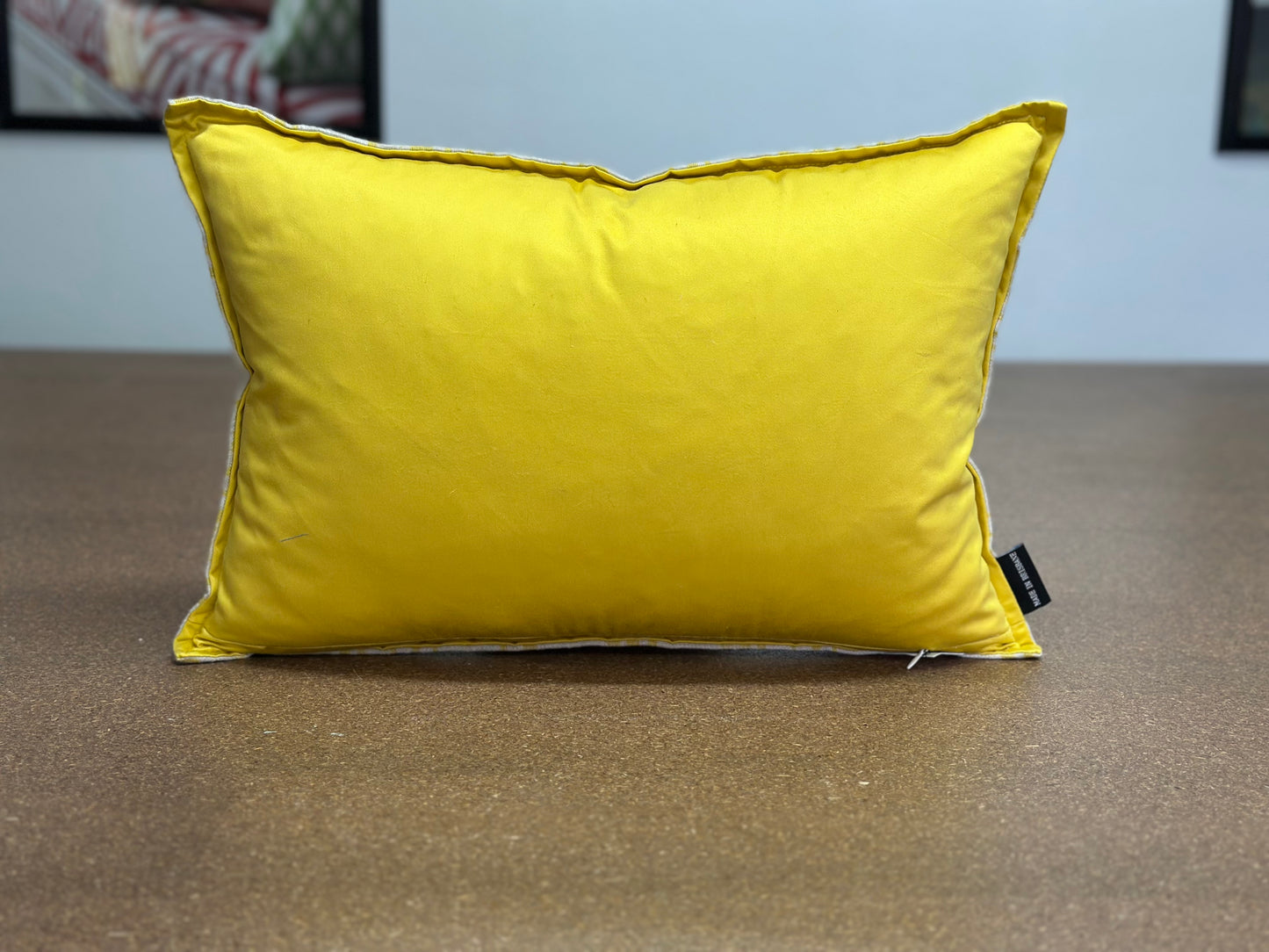 Anagram Linen Lumbar Cushion