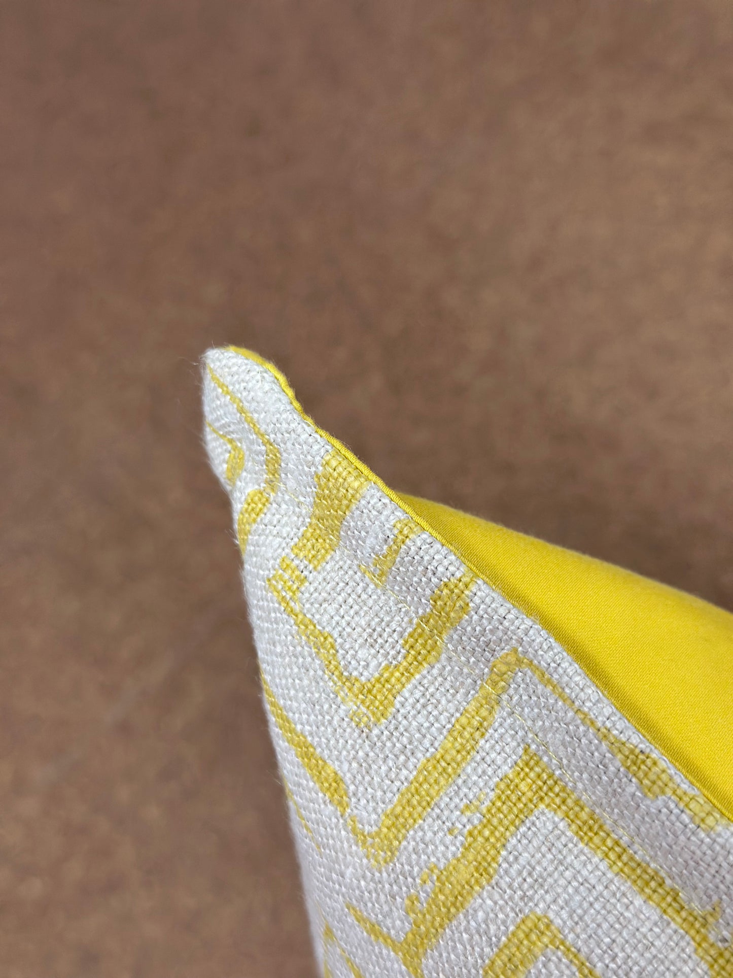 Anagram Linen Lumbar Cushion
