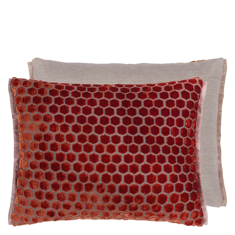 Jabot Velvet Cushion | Designers Guild