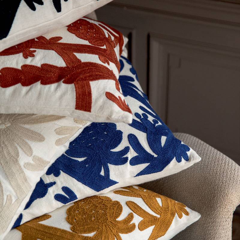 Paradis Embroidered Cushion