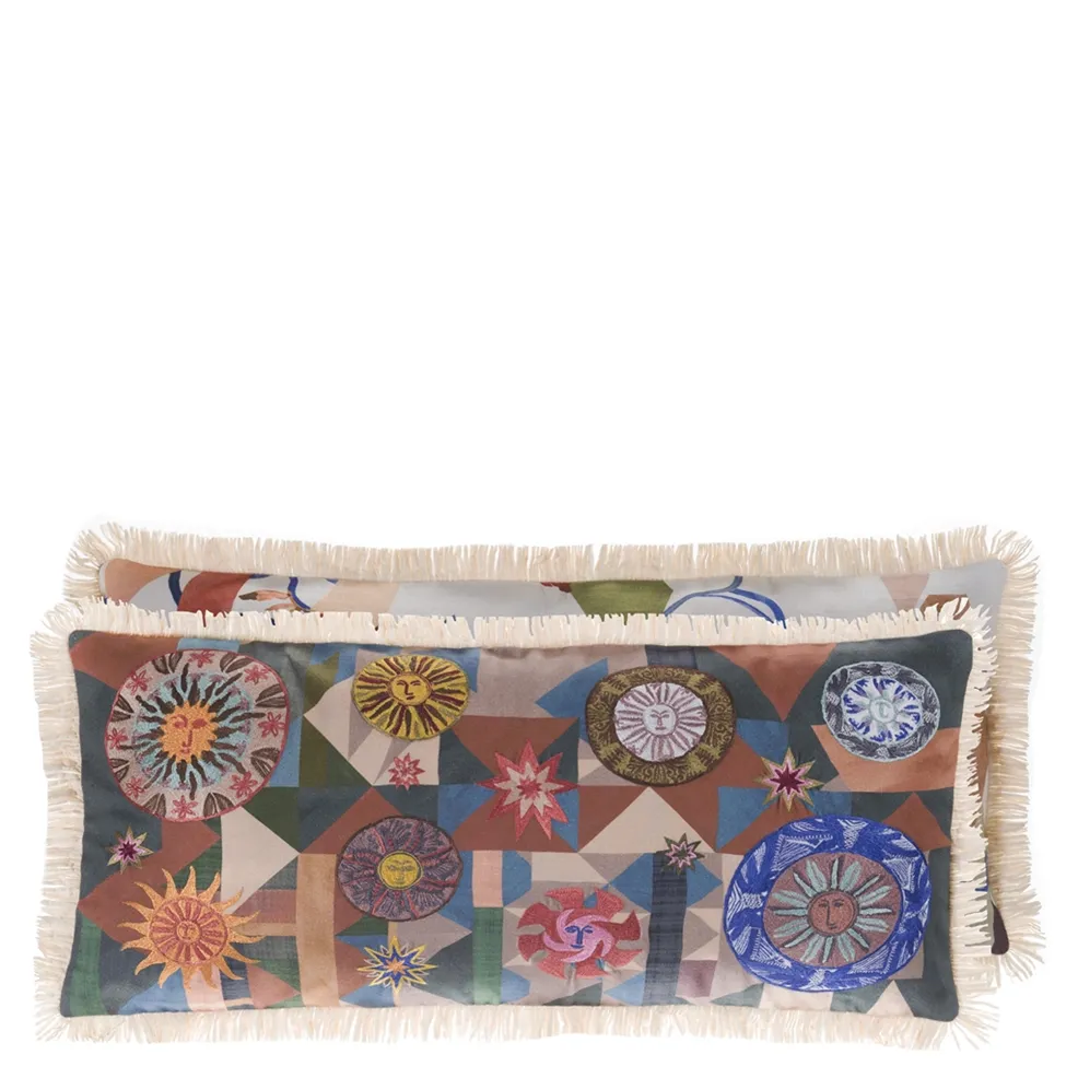 Trinquetaille Terre Cuite Cushion | Christian Lacroix Linen