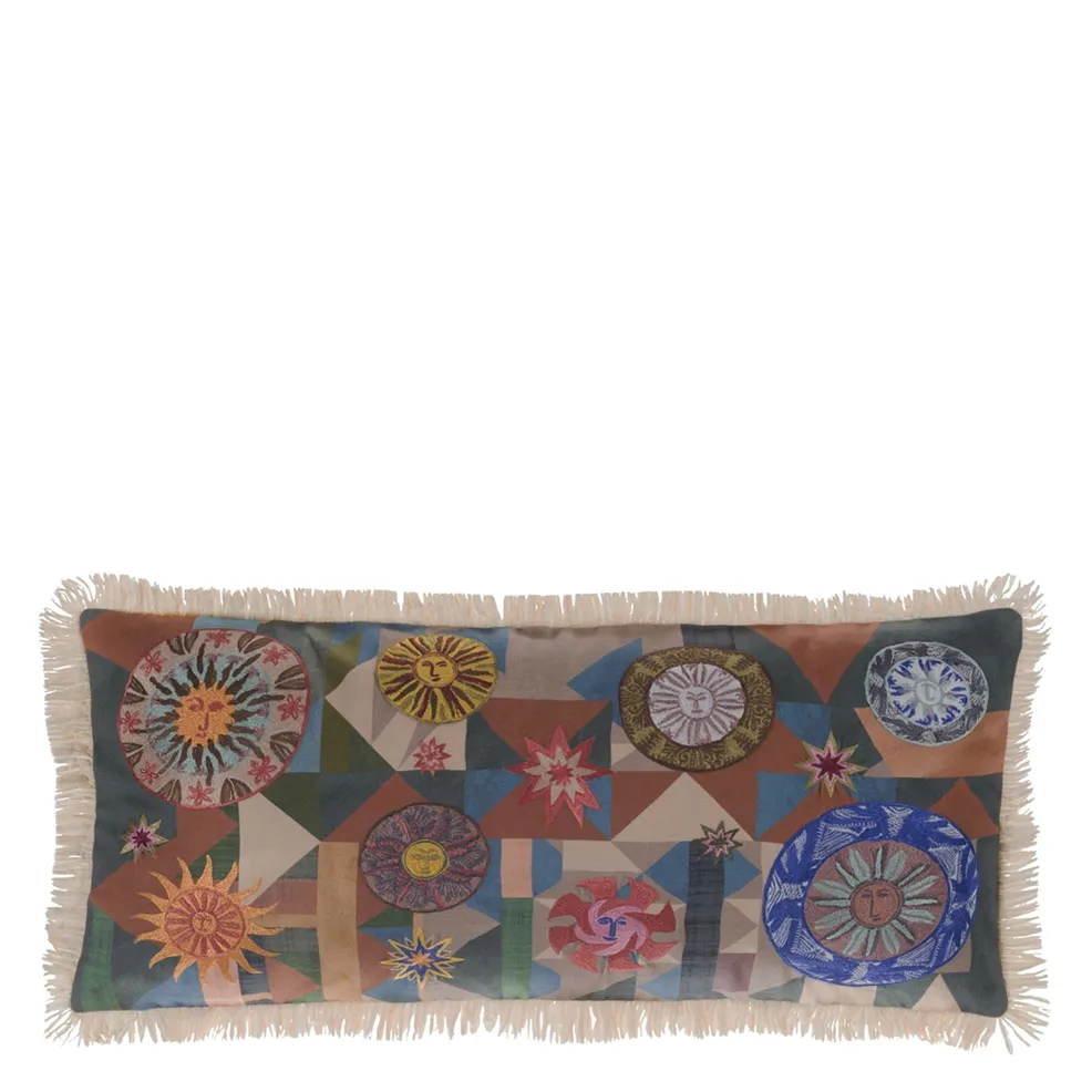 Trinquetaille Terre Cuite Cushion | Christian Lacroix Linen