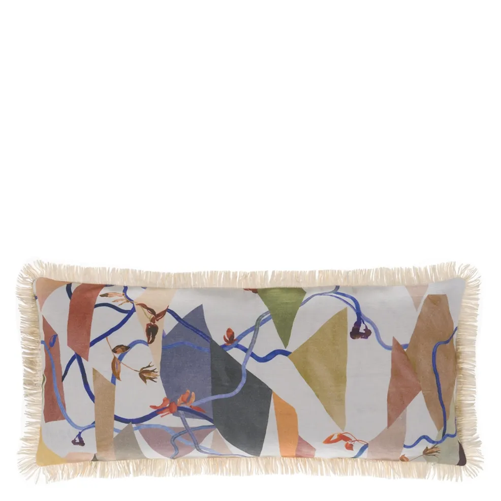 Trinquetaille Terre Cuite Cushion | Christian Lacroix Linen