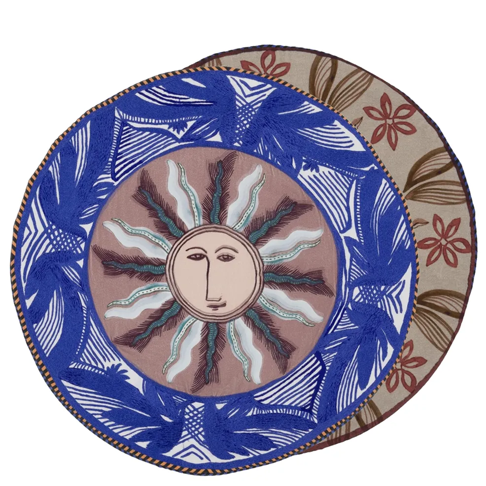 Zenith Fleuve Cushion | Christian Lacroix Cotton Sateen