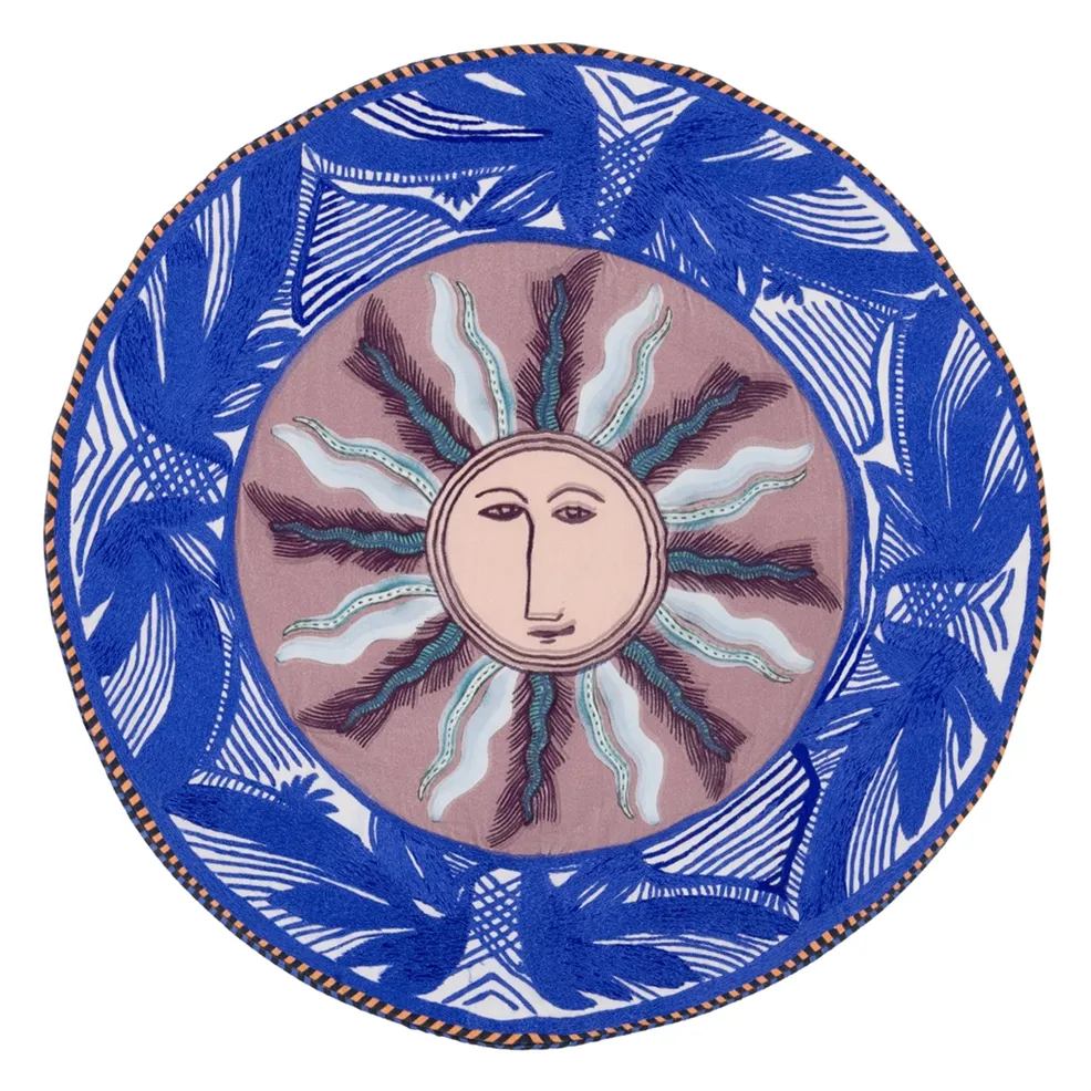 Zenith Fleuve Cushion | Christian Lacroix Cotton Sateen