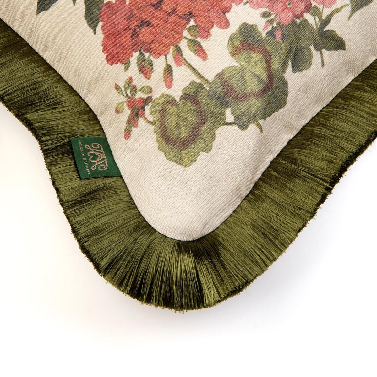 Floralia Medium | Fringed Floral Cushion