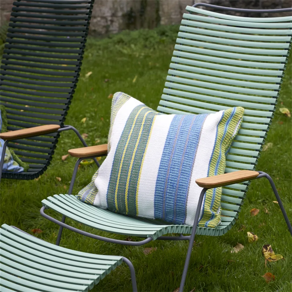 Mahakam Outdoor Cushion | Striped Weave