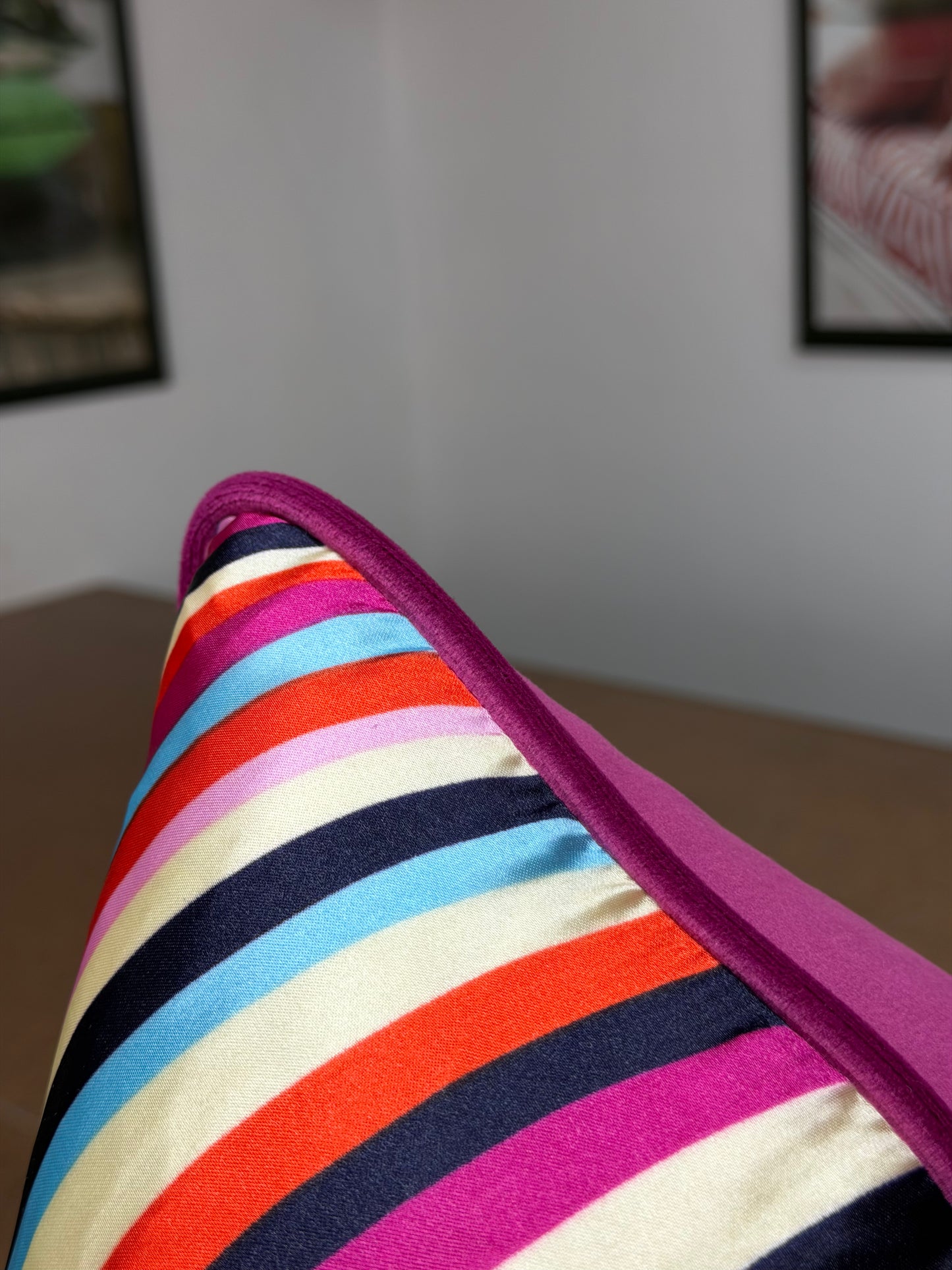 Retro Silk Cushion