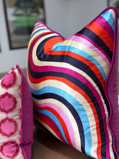 Retro Silk Cushion