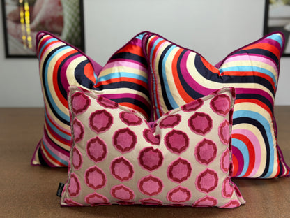 Retro Silk Cushion