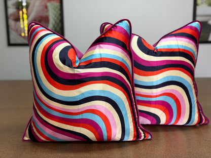 Retro Silk Cushion