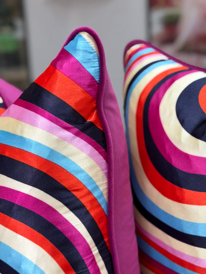 Retro Silk Cushion