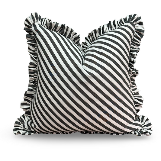 "Stripes & Checks" Cushion