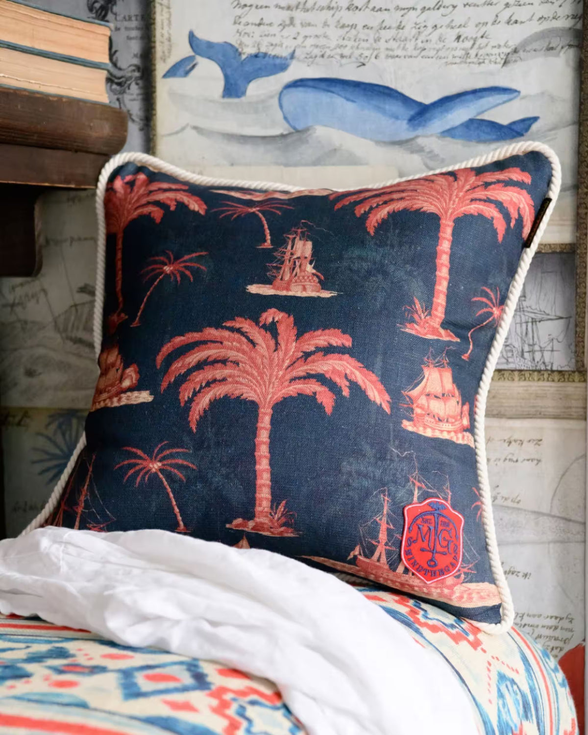 AEGEAN Indigo Cushion